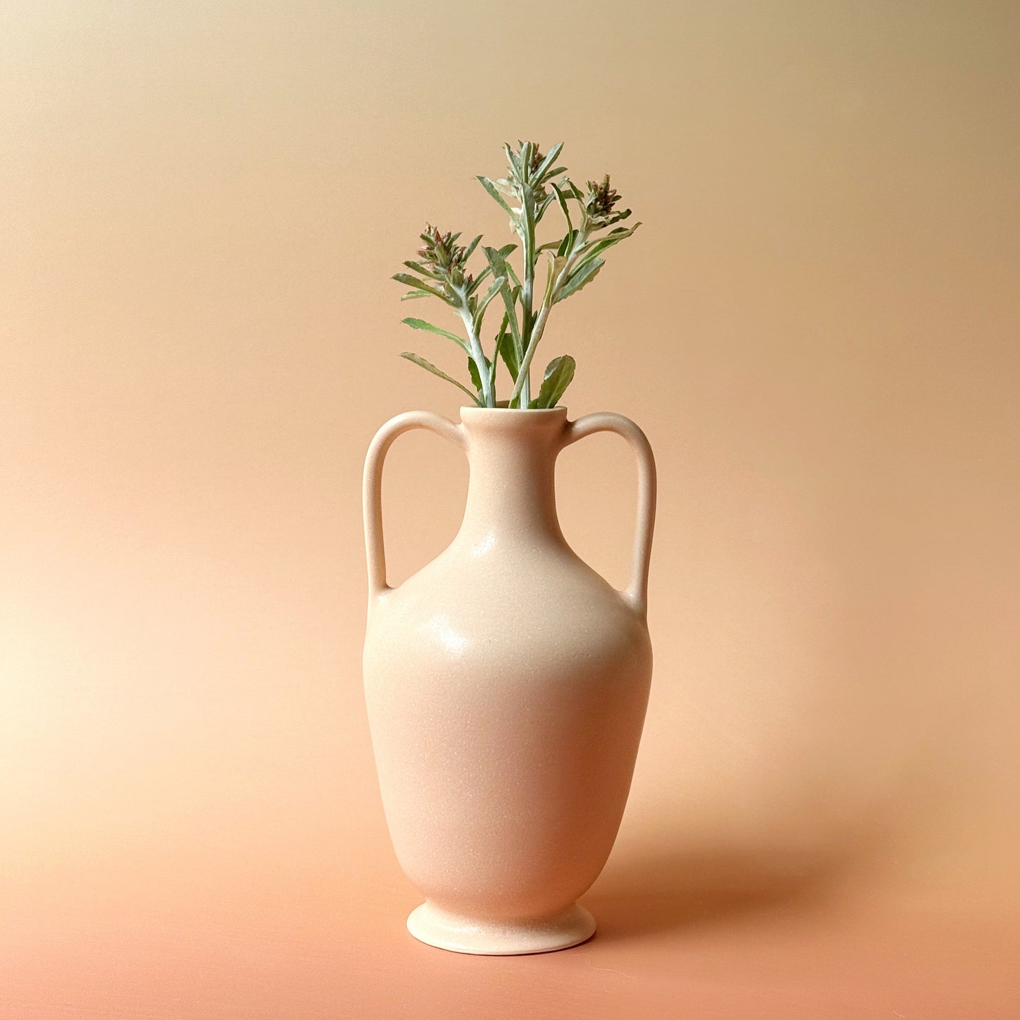 Amphora Vase in Peach Nectar