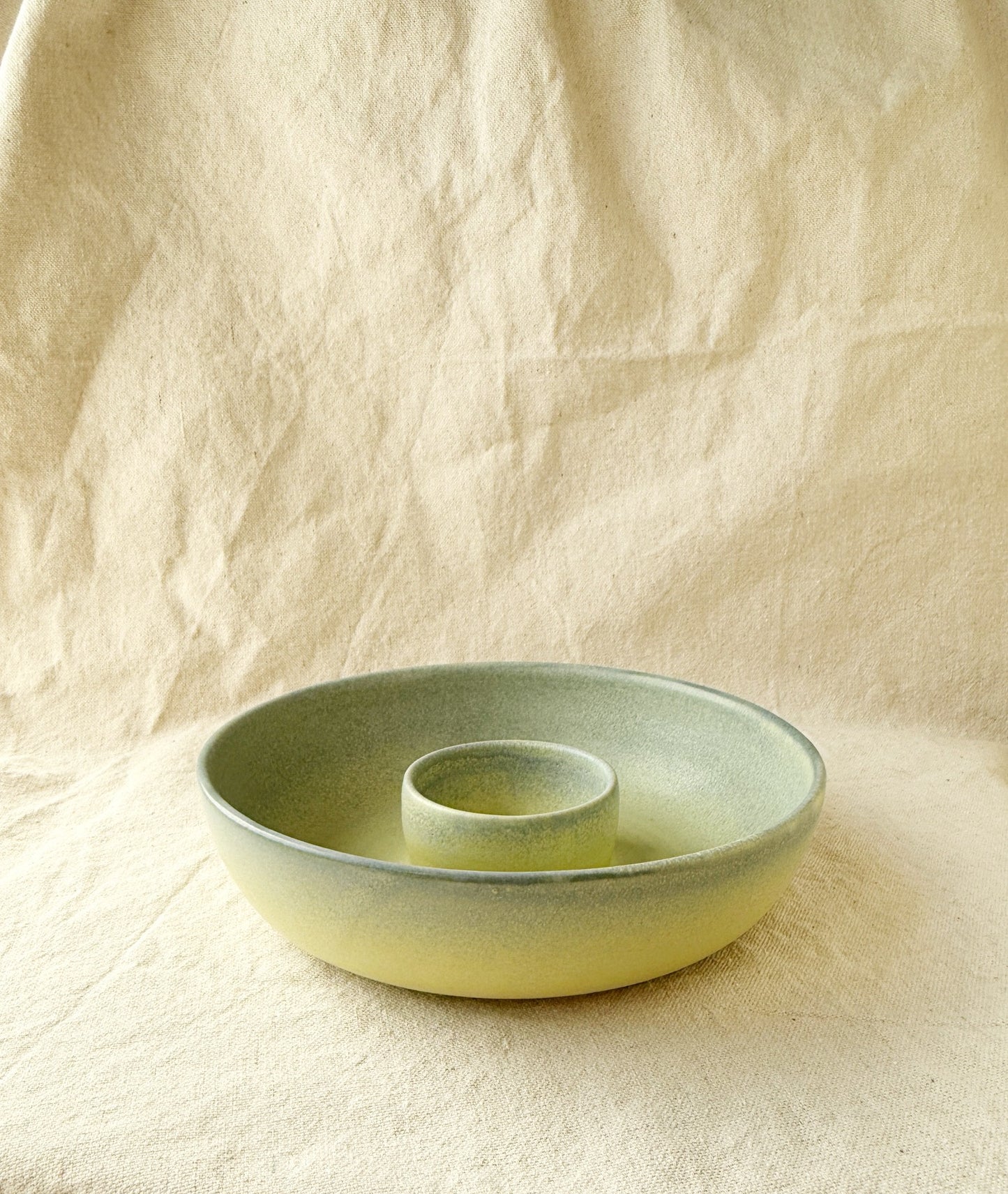 Two Compartment Serving Bowl